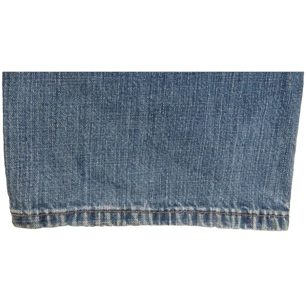 Levis 527 Slim Bootcut Jeans Men 38x30 Blue Denim Medium Wash Low Rise Pant Work